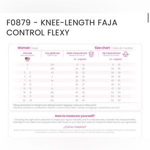 M&D 100%Colombia Knee-Length- shapewear